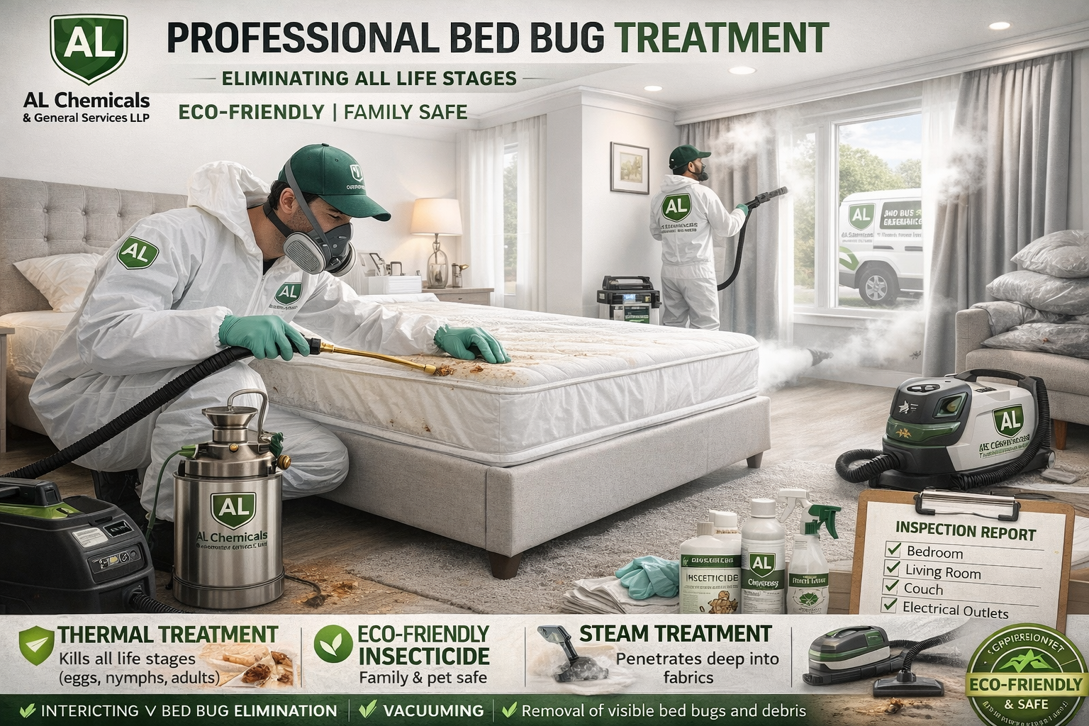 Room Condition After Bed Bug Treatment