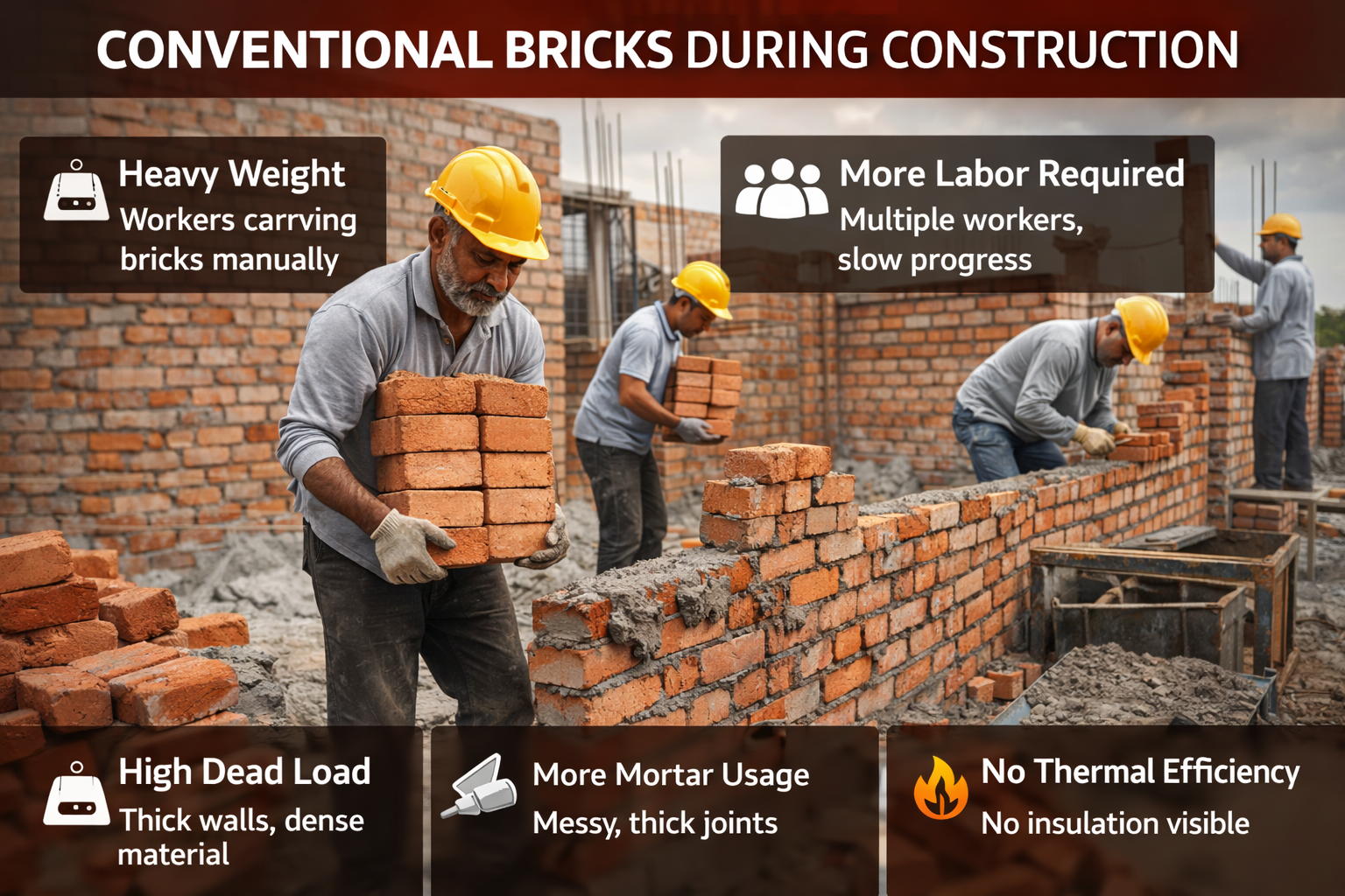 brick wall construction