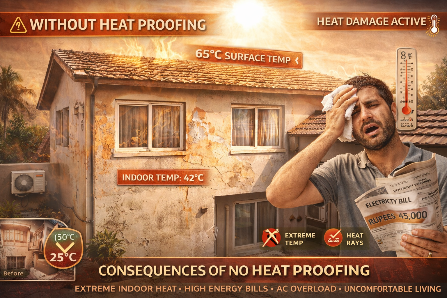 Without Heat Proofing