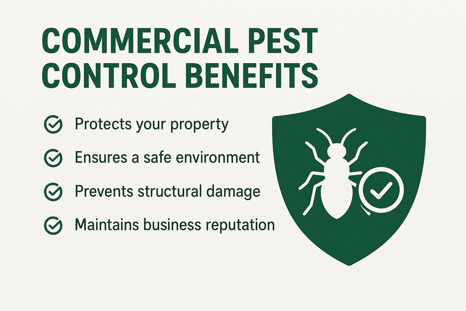 Commercial Pest Control Benefits