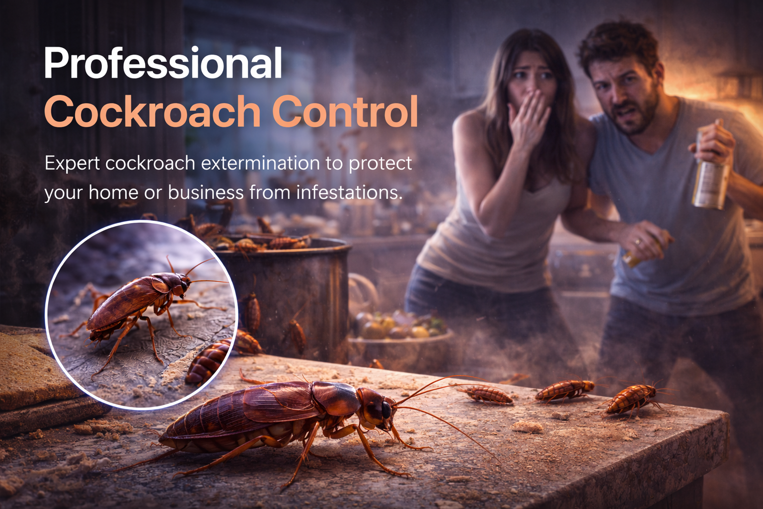 Cockroach inspection and treatment service
