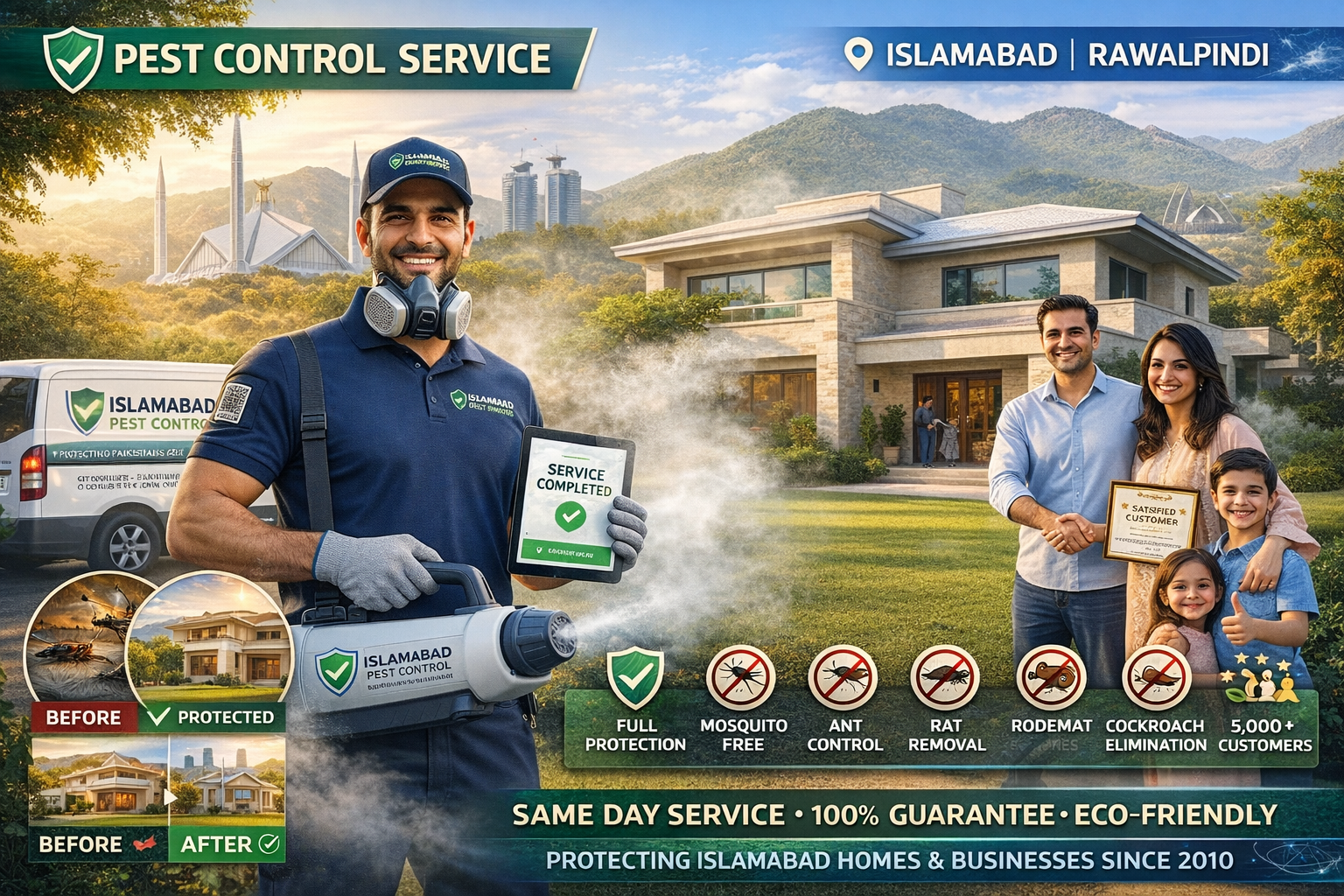 Pest control service in Islamabad